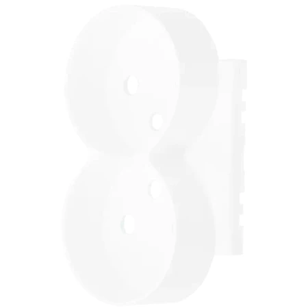 Ospel Szafir Biały Gniazdo Podwójne Zestaw Z Ramką