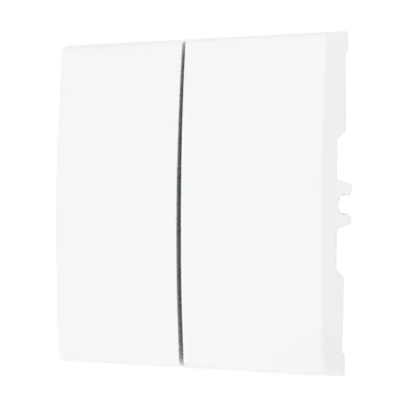 Ospel Szafir Biały Łącznik Podwójny Zestaw Z Ramką