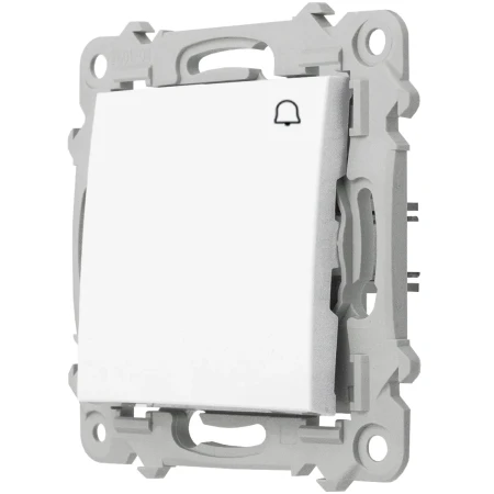 Ospel Szafir Biały Łącznik Dzwonkowy Zwierny Zestaw Z Ramką