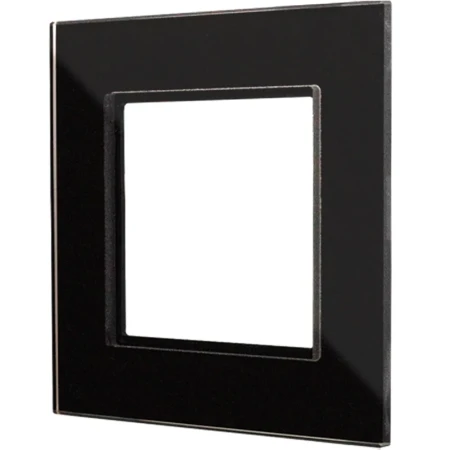 Ospel Aria Ramka Pojedyncza Czarne Szkło