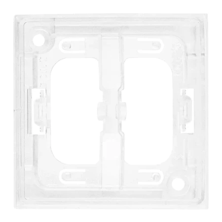 Włącznik Podwójny Czarny Z Podświetleniem Niebieskim Ospel Aria