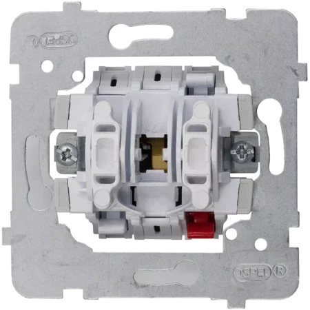 Włącznik Podwójny Czarny Z Podświetleniem Niebieskim Ospel Aria