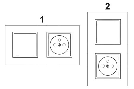 Gniazdo Z Włącznikiem Do Sypialni Biały / Złoty Ospel Aria