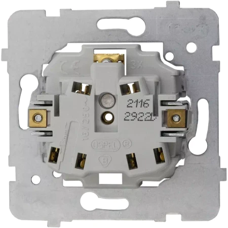 Zestaw Dwóch Gniazd W Ramce Biały / Złoty Ospel Aria