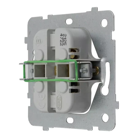 Ospel Aria Gniazdo Podwójne Bez Ramki Biały / Złoty