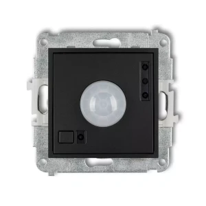Karlik Mini czarny mat Elektroniczny czujnika ruchu bez ramki 12MCR-1