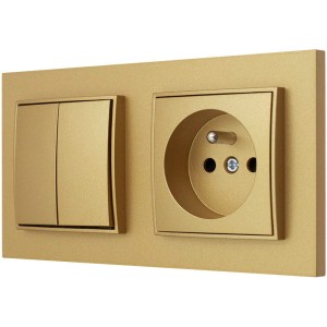 Włącznik Z Gniazdkiem Pojedynczym 29/29 2