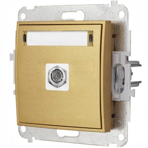 Gniazdo Antenowe 1X Bez Ramki Karlik Mini 29/29