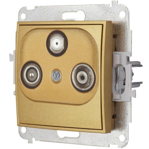 Gniazdo Rtv-Sat Końcowe Bez Ramki Mini 29/29