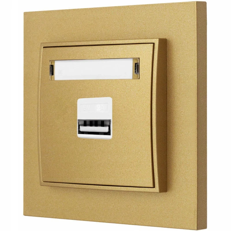 Gniazdo Ładowarka 1Xusb 2A Z Ramką Mini 29/29