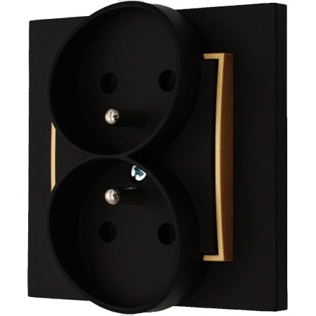 Gniazdo Podwójne Z Ramką Karlik Mini 12/29