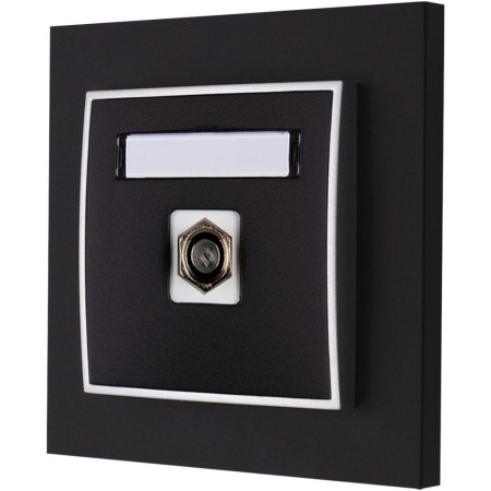 Gniazdo Antenowe 1X Z Ramką Karlik Mini 12/07