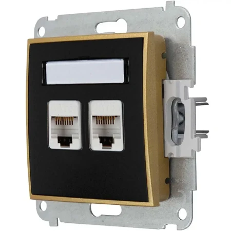 Gniazdo Internetowe 2X Bez Ramki Karlik Mini 12/29