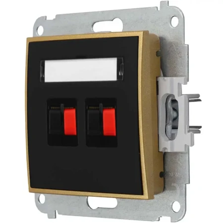 Gniazdo Głośnikowe Podwójne Bez Ramki Mini 12/29