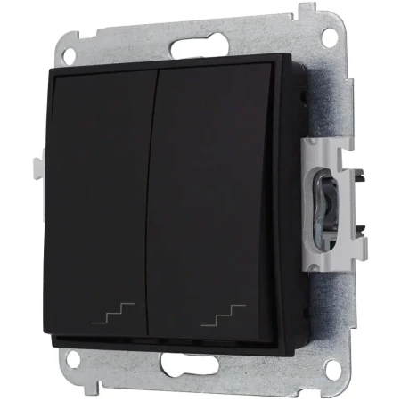 Włącznik Podwójny Schodowy Bez Ramki 12/12 Karlik Mini