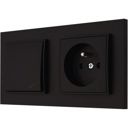 Włącznik Schodowy Z Gniazdkiem 12/12 3 Karlik Mini