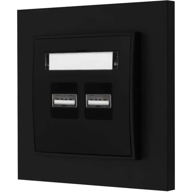 Gniazdo Ładowarka 2Xusb 3.1A Z Ramką Mini 12/12