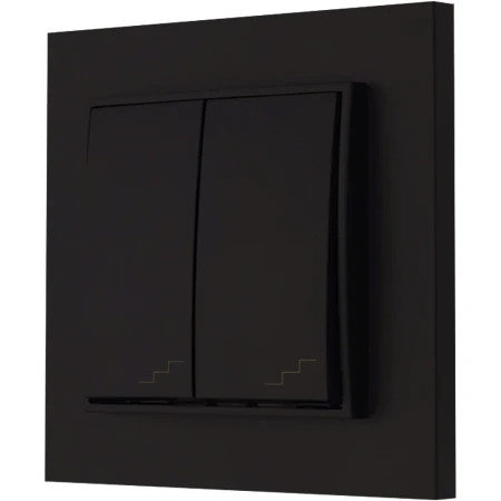 Włącznik Podwójny Schodowy Z Ramką 12/12 Karlik Mini