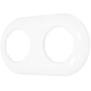 Ramka podwójna retro kolor biały styl loft