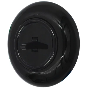 Włącznik krzyżowy retro z ramką kolor czarny styl loft