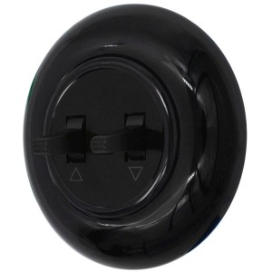 Włącznik roletowy retro z ramką kolor czarny styl loft