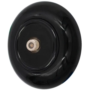 Gniazdo antenowe SAT retro z ramką kolor czarny styl loft