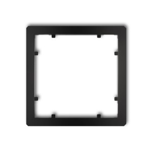 Adapter do standardu 55x55 mm czarny mat 12DA-55