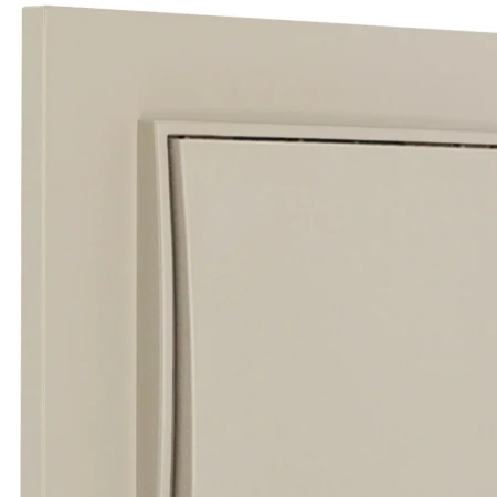 Włącznik krzyżowy z ramką prostą seria MINI kolor taupe