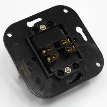 Łącznik do sterowania roletami 'Retro ceramic' bez  ramki, 10A-250V~, czarny TG-RC-231B