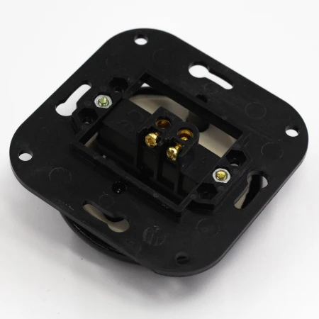 Łącznik dzwonkowy 'Retro ceramic' bez ramki,  10A-250V~, czarny TG-RC-111B