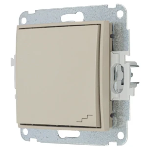 Karlik Seria Mini Mechanizm łącznika schodowego kolor taupe symbol 60MWP-3