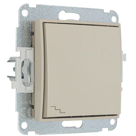 Karlik Seria Mini Mechanizm łącznika schodowego kolor taupe symbol 60MWP-3