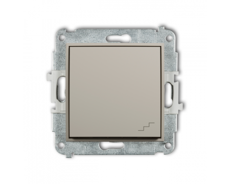 Karlik Seria Mini Mechanizm łącznika schodowego kolor taupe symbol 60MWP-3