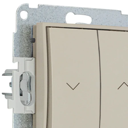 Karlik Seria Mini Mechanizm łącznika żaluzjowego z podtrzymaniem kolor taupe symbol 60MWP-88