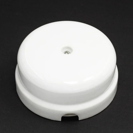 Puszka instalacyjna natynkowa mała 'Retro ceramic', biała TG-RCS-920RW