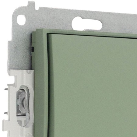 Karlik Seria Mini Mechanizm łącznika krzyżowego (jeden klawisz bez piktogramu) kolor szałwiowy symbol 61MWP-6.1