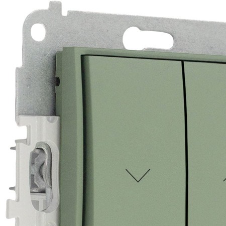 Karlik Seria Mini Mechanizm łącznika żaluzjowego z podtrzymaniem kolor szałwiowy symbol 61MWP-88
