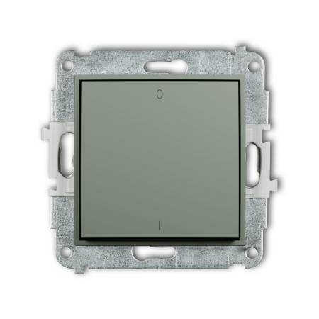 Karlik Seria Mini Mechanizm łącznika dwubiegunowego kolor szałwiowy symbol 61MWP-9