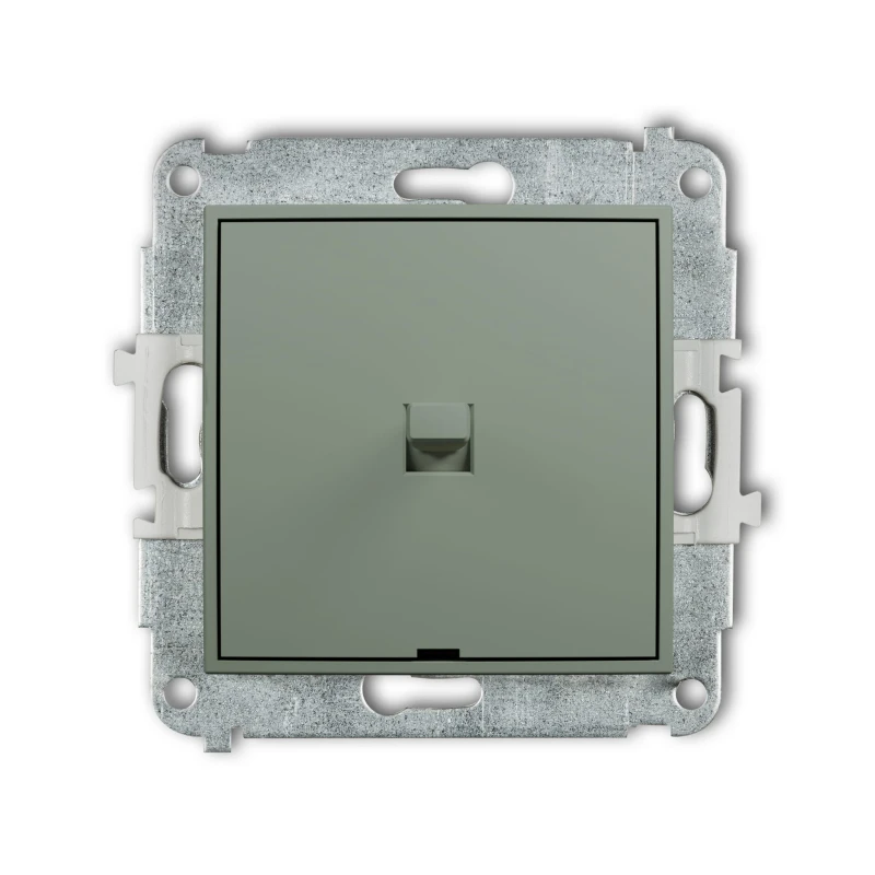 Karlik Seria Mini Mechanizm łącznika jednobiegunowego w stylu amerykańskim kolor szałwiowy symbol 61MWPUS-1