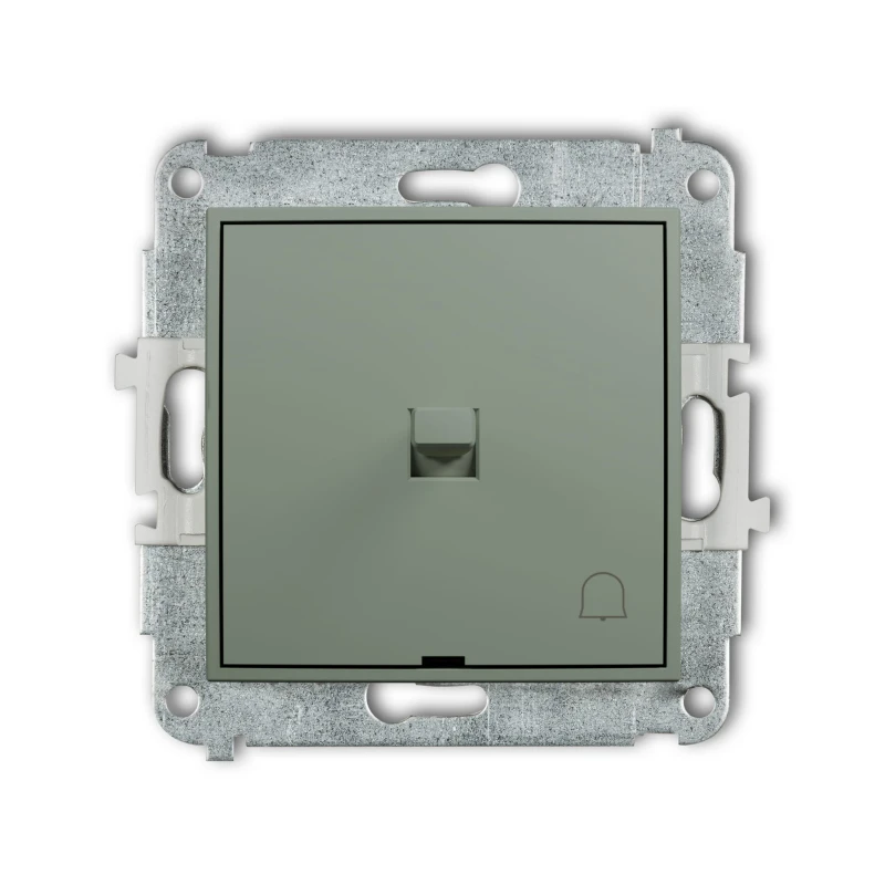 Karlik Seria Mini Mechanizm łącznika zwierny dzwonek w stylu amerykańskim kolor szałwiowy symbol 61MWPUS-4