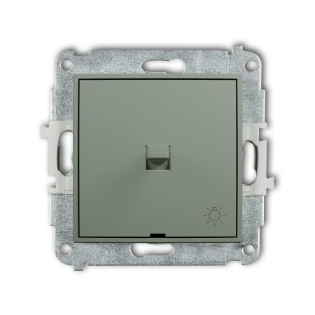 Karlik Seria Mini Mechanizm łącznika zwierny światło w stylu amerykańskim kolor szałwiowy symbol 61MWPUS-5