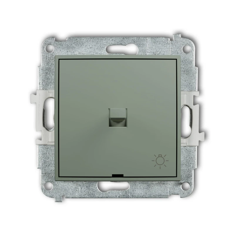 Karlik Seria Mini Mechanizm łącznika zwierny światło w stylu amerykańskim kolor szałwiowy symbol 61MWPUS-5