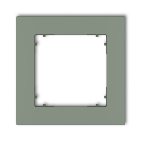 Karlik Seria Mini Ramka uniwersalna pojedyncza kwadratowa z tworzywa kolor szałwiowy symbol 61MR-1