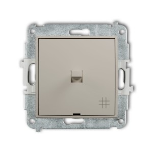 Karlik Seria Mini Mechanizm łącznika krzyżowego w stylu amerykańskim kolor taupe symbol 60MWPUS-6