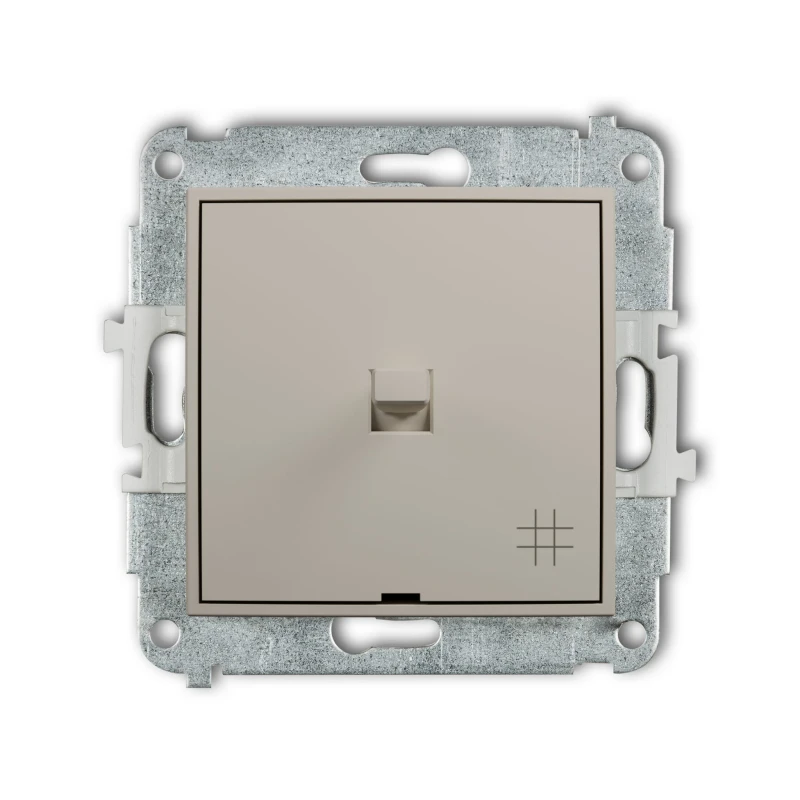 Karlik Seria Mini Mechanizm łącznika krzyżowego w stylu amerykańskim kolor taupe symbol 60MWPUS-6