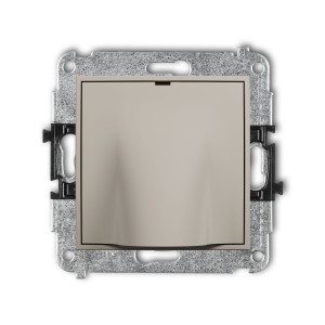 Karlik Seria Mini Mechanizm wypustu kablowego kolor taupe symbol 60MWPK