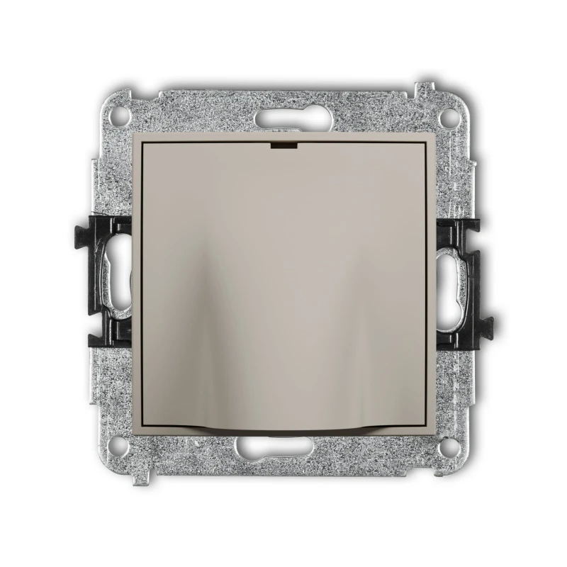 Karlik Seria Mini Mechanizm wypustu kablowego kolor taupe symbol 60MWPK