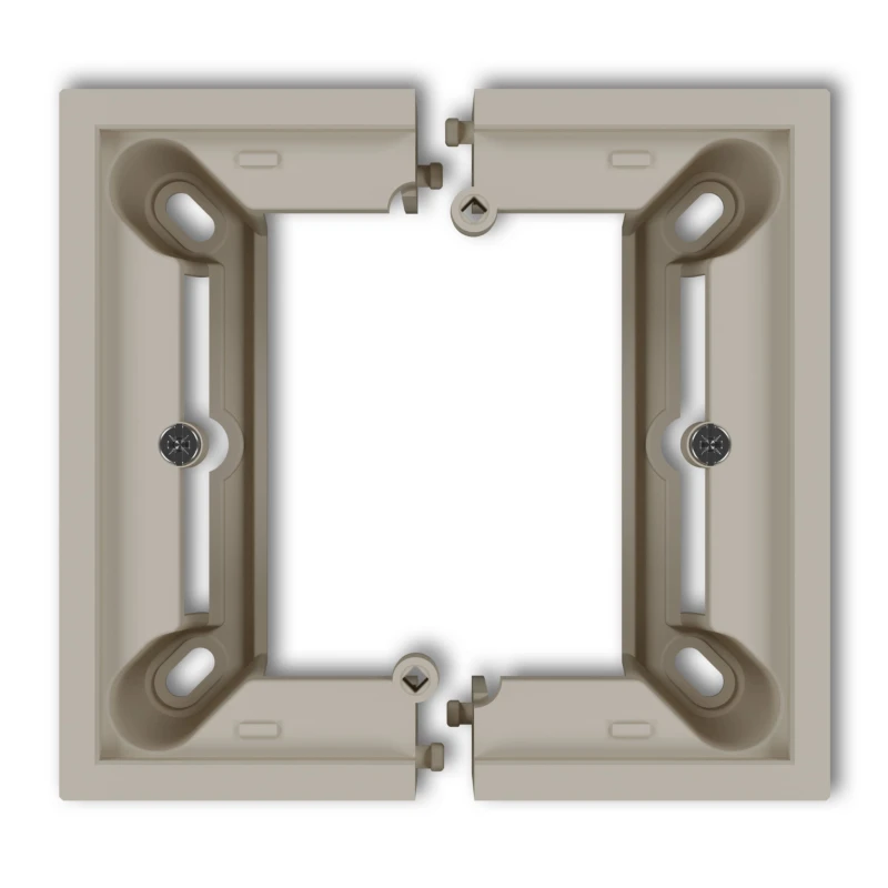 Karlik Seria Mini Puszka natynkowa pojedyncza, składana MINI kolor taupe symbol 60DPU-1