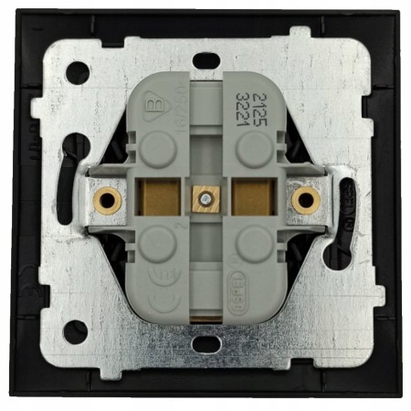 Gniazdo Gniazdko Podwójne Czarne Z Bolcem Ospel Aria