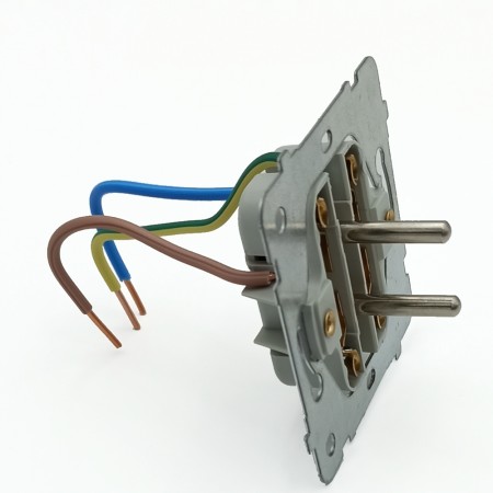 Gniazdo Kuchenne Gniazdko Czarne 2X Podwójne Ospel Aria